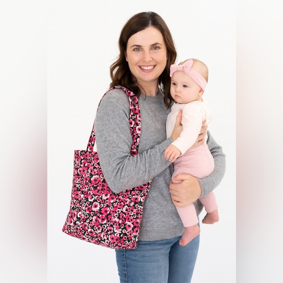 The Bumble Collection Tote in Peony Paradise - Picture 8 of 9